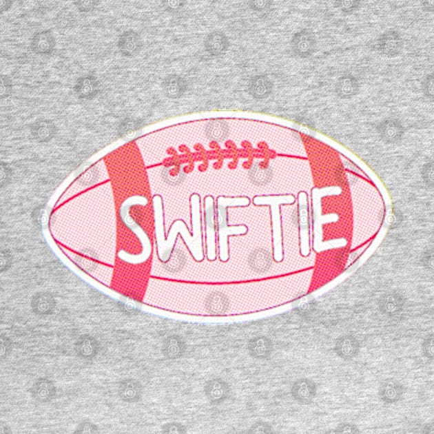 Red Swiftie Football by ROLLIE MC SCROLLIE